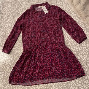 Leopard Print vineyard vines Kids Dress NWT